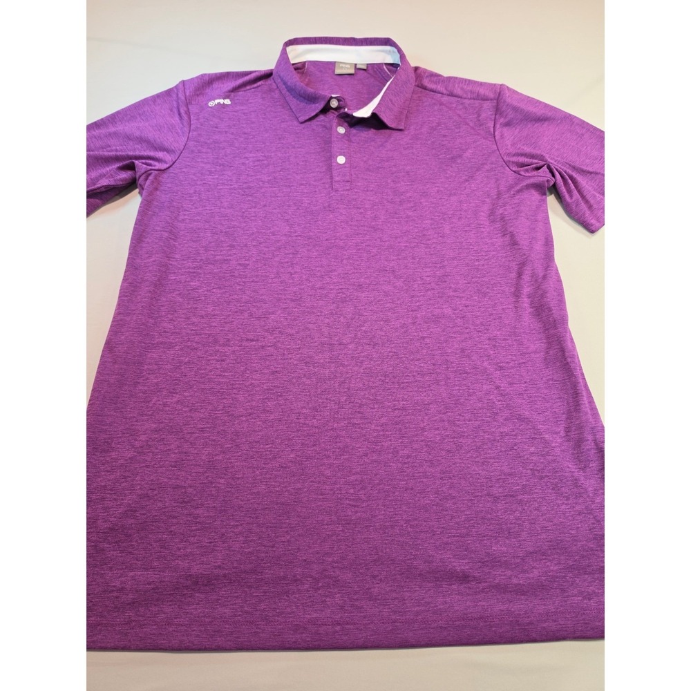 Ping Sensorcool Mens XL Purple Heathered Golf Polo Shirt Short Sleeve 1164